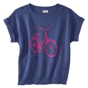 Mossimo Bicycle Print Sweater